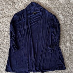 Bobeau Deep Blue Cardigan